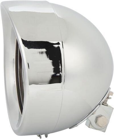 غطاء المصباح الأمامي الدائري 67789-91، غطاء دلو لمصباح الرأس من الكروم للدراجات النارية مع مصباح أمامي 7 بوصة، مناسب عالمي للشعاع المختوم H4 هالوجين وLED in Kuwait