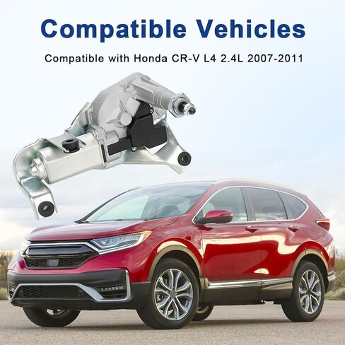 Rear Windshield Wiper Motor 3-Pin Compatible with Honda CR-V L4 2.4L 2007 2008 2009 2010 2011 Sport Utility Windshield Wiper Motor Replacement for 76710SWA003 76710-SWA-003 43-4045 85-4045 in Saudi Arabia