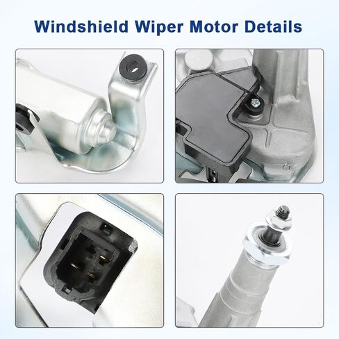 Rear Windshield Wiper Motor 3-Pin Compatible with Honda CR-V L4 2.4L 2007 2008 2009 2010 2011 Sport Utility Windshield Wiper Motor Replacement for 76710SWA003 76710-SWA-003 43-4045 85-4045 in Saudi Arabia