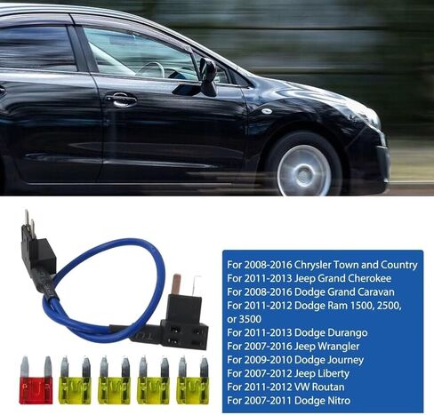 New TIPM Repair Fuel Pump Relay Bypass Cable fits for 2011-2012 VW Routan in Saudi Arabia