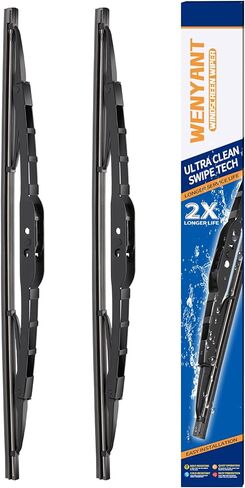 20"+20" Front Windshield Wiper Blades Compatible with Ford F-150 1998-2008 F-250 F-350 Super Duty1998-2008 Mustang 1994-2004 for My Car Original Equipment Automotive Replacement (Set of 2) in Saudi Arabia