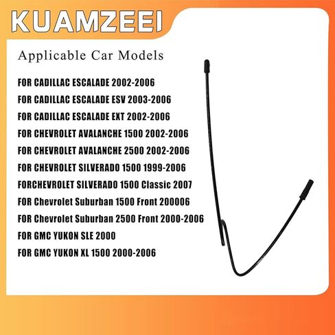 Front Windshield Washer Hose 924251 12487672 for GMC Chevrolet Cadillac 99-07 for Sierra Tahoe Yukon 00-06 for Cadillac Escalade Chevrolet Suburban Avalanche Silverado 1500 2500 in Kuwait