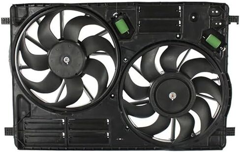 مجموعة مروحة المبرد والمكثف المزدوج تناسب لينكولن MKC 2015 2016 2017 2018 استبدال EJ7Z8C607B 1 قطعة in Kuwait