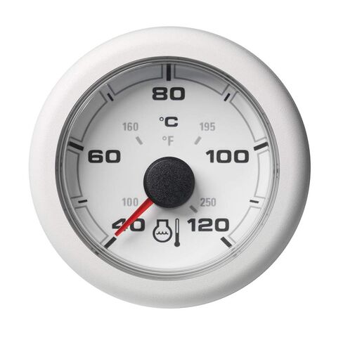 A2C1065970001 - استبدال ما بعد البيع 52 مم 2-1/16 بوصة مقياس درجة حرارة سائل التبريد Oceanlink - 120 وDegc/250 وDegf - قرص أبيض وإطار متوافق مع Veratron in Saudi Arabia