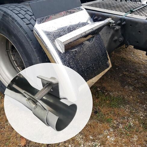 Chrome Quarter Fender Tube Bracket Triangle for Semi Truck in Saudi Arabia