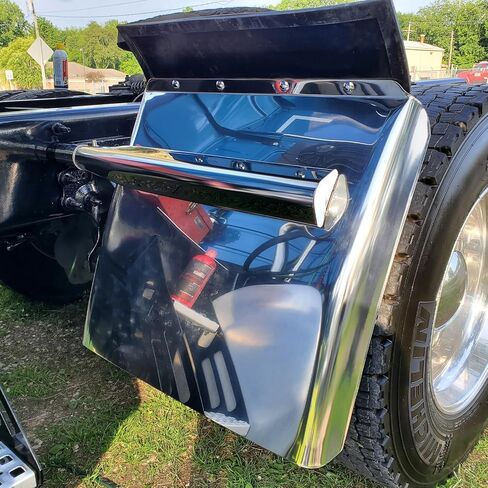 Chrome Quarter Fender Tube Bracket Triangle for Semi Truck in Saudi Arabia