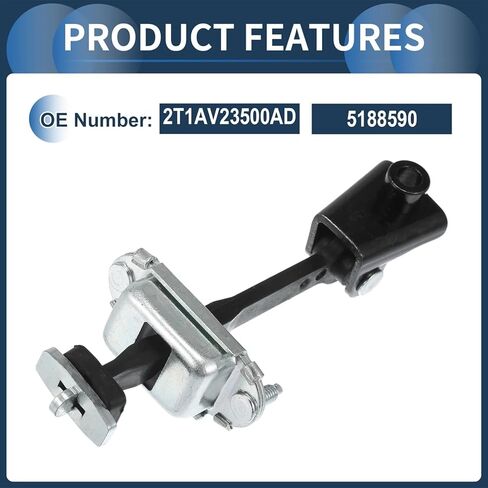 Car Door Stopper Limiter Compatible with for Transit for Connect 2002 2003 2004 2005 2006 2007 2008 2009 2010 2011 2012 2013 Front Door Check Bracket Stop in Kuwait
