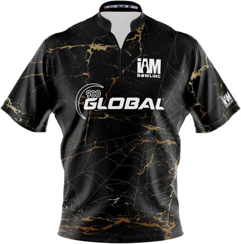 Logo Infusion I AM Bowling Jersey Short Sleeve Sash Collar 2071-9G Made in USA 900 Global in Saudi Arabia
