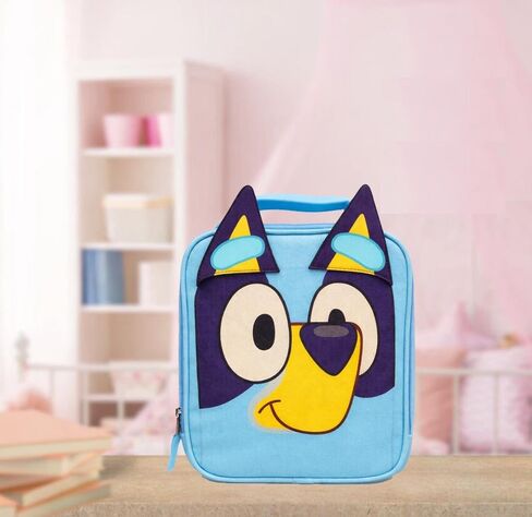 Fast Forward Bluey Lunchbox with Face and Ears for Back to School in Saudi Arabia