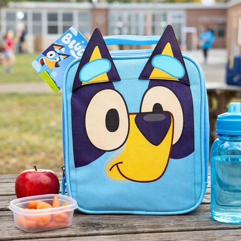 Fast Forward Bluey Lunchbox with Face and Ears for Back to School in Saudi Arabia