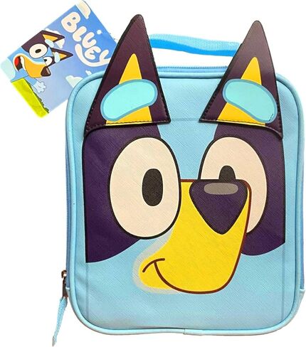 Fast Forward Bluey Lunchbox with Face and Ears for Back to School in Saudi Arabia