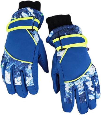 Kids-Waterproof-Ski-Gloves - Boys-Girls Winter-Snow-Glove Thickening Warm Windproof Cold-Weather Mittens for Snowboard Sledding Kids Outdoor in Saudi Arabia