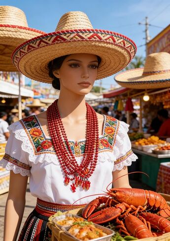 12pcs Crawfish Mardi Gras Beads Lobster Necklace with a Crab Charm Parade Holiday Party Supplies Decorations in Saudi Arabia