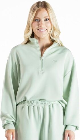 Simply Southern Quarter Zip Scalloped Pullover Top in Saudi Arabia