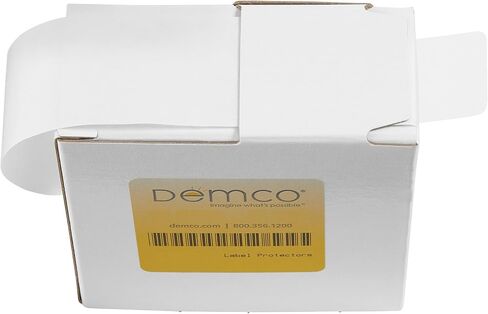 Demco® Clear Glossy Label Protectors on Rolls – Self-Adhesive, 1.5 mil Film for Barcodes, Spine Labels & Office Use – Acid-Free, Archival-Safe – Available in Rolls of 250, 500, or 1,000 in Saudi Arabia