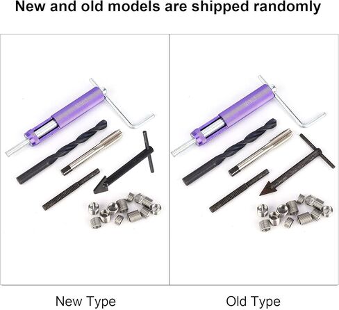 M10 x 1.25 Thread Repair Insert Kit, 12PCS Screw Sleeve Tool, Stainless Steel Threaded Inserts for Damaged Threads, High Strength Wire Screw Sleeve Kit with 1D 1.5D 2D Inserts, IDE in Kuwait