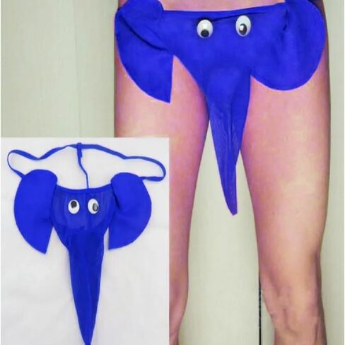 Men's Elephant Trunk Elastic Thong – Valentine's Day Gift and Adult Role Play Accessory in Saudi Arabia