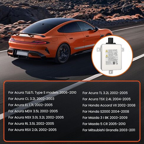 مجموعتان W3T19371 HID المصباح الصابورة ث/الشعلة وD2S لمبة تناسب أكورا TL TSX ILX ZDX RDX لهوندا أوديسي لمازدا 3 5 CX-9، استبدال X6T02971 W3T10471 in Kuwait