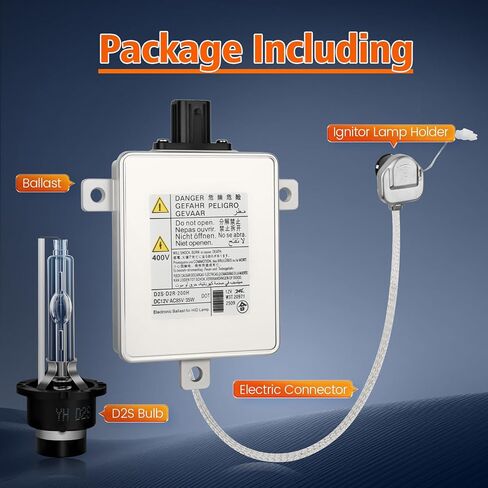 مجموعتان W3T19371 HID المصباح الصابورة ث/الشعلة وD2S لمبة تناسب أكورا TL TSX ILX ZDX RDX لهوندا أوديسي لمازدا 3 5 CX-9، استبدال X6T02971 W3T10471 in Kuwait
