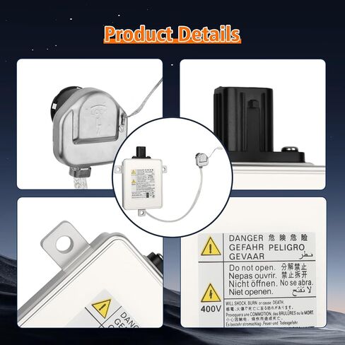 مجموعتان W3T19371 HID المصباح الصابورة ث/الشعلة وD2S لمبة تناسب أكورا TL TSX ILX ZDX RDX لهوندا أوديسي لمازدا 3 5 CX-9، استبدال X6T02971 W3T10471 in Kuwait