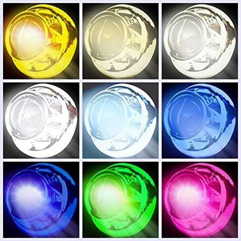 Innovited H13-3 9008 4300K ​​Hi/Lo Bi xenon HID حزمة مصابيح زينون مع صابورة رفيعة INOAC بقدرة 55 وات (OEM أصفر) in Saudi Arabia