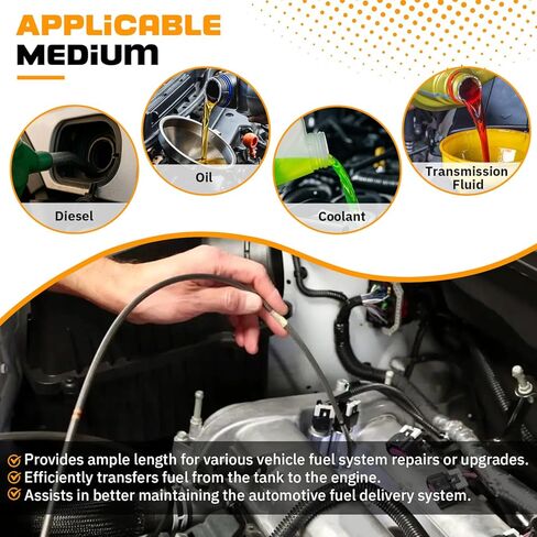 3/8" Fuel Line Repair Kit Automotive Replacement Nylon Fuel Line Repair Kit (23 Pack) in Kuwait