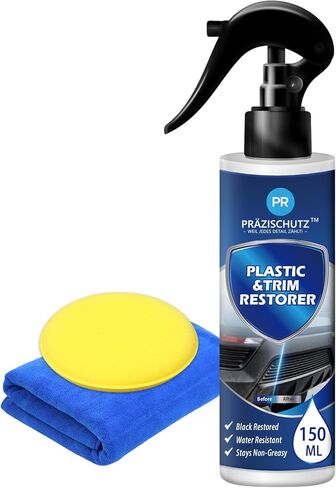 مرمم بلاستيك للسيارات، يزيل الاصفرار والأوساخ، يعيد اللمعان واللمعان، تغذية عميقة وحماية طويلة الأمد، سهل الاستخدام، العناية بالبلاستيك للسيارات بأسعار معقولة - 150 مل in Kuwait
