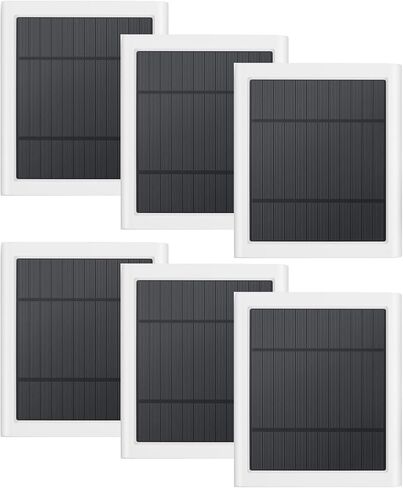 Solar Panel Outdoor for Ring Cameras (White 3P) Spotlight Cam Plus/Pro(Battery) Stick Up Cam/Pro Wireless Outdoor with 10FT/3M Long Cable Dustproof Waterproof in Kuwait