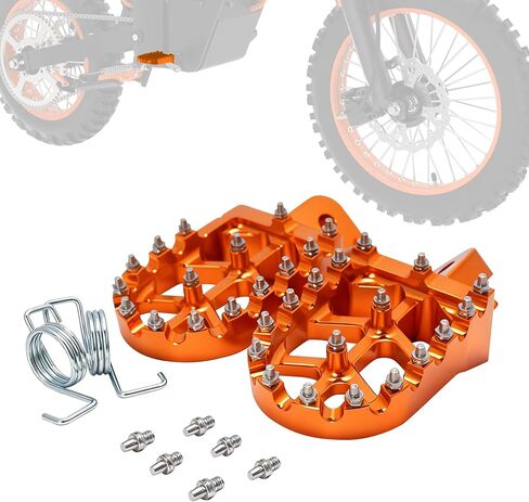 Foot Pegs CNC Compatible Fit for Tuttio Tutti Soleil 01, Electric Dirt Bike Footpegs Compatible Fit for Tuttio Soleil01 GB SF BF ARC Non-Slip Anodized Finish Easy Installation Black in Saudi Arabia