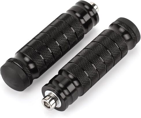 XINGWU Universal M8 Foot Pegs Bike Pegs CNC Anti-Skid Footpegs for Super 73 Yamaha Honda Suzuki Aprilia Electric Car Motorbike Scooter Mini Bike Ebike Dirt Bike Motorcycle Go Kart (Black) in Saudi Arabia