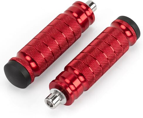 XINGWU Universal M8 Foot Pegs Bike Pegs CNC Anti-Skid Footpegs for Super 73 Yamaha Honda Suzuki Aprilia Electric Car Motorbike Scooter Mini Bike Ebike Dirt Bike Motorcycle Go Kart (Black) in Saudi Arabia