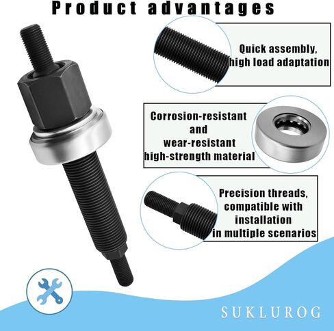 66515 أداة تركيب الموازن التوافقي المتوافقة مع كرنك Chevy 350 SBC BBC، أداة تثبيت بكرة اهتزاز المثبط القوية المتوافقة مع كرنك SBC BBC الصغيرة والكبيرة in Kuwait