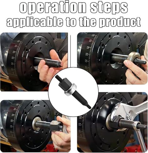 66515 أداة تركيب الموازن التوافقي المتوافقة مع كرنك Chevy 350 SBC BBC، أداة تثبيت بكرة اهتزاز المثبط القوية المتوافقة مع كرنك SBC BBC الصغيرة والكبيرة in Kuwait