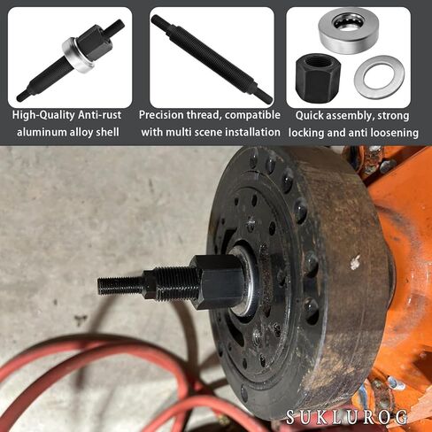 66515 أداة تركيب الموازن التوافقي المتوافقة مع كرنك Chevy 350 SBC BBC، أداة تثبيت بكرة اهتزاز المثبط القوية المتوافقة مع كرنك SBC BBC الصغيرة والكبيرة in Kuwait