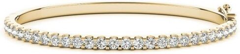 Houston Diamond District 1 to 8 Carat LAB GROWN Diamond Bangle Bracelet Ultra Premium Collection (E-F Color, VS2-SI1 Clarity) in Saudi Arabia