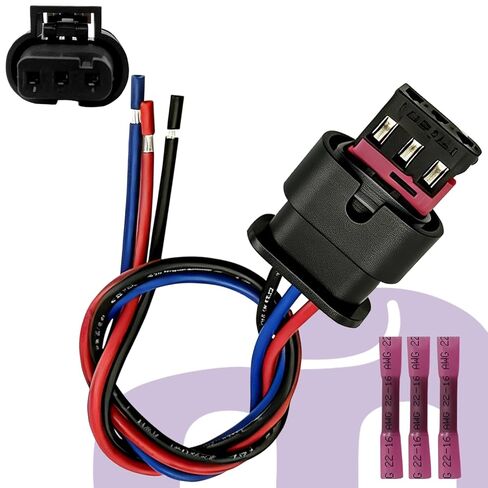 3PINS Parking Aid Sensor Connector Plug Wiring Harness Pigtail for Ford/Lincoln/BMW/Mercedes-Benz/Audi/Dodge/Jeep/RAM/for Chevrolet/Chrysler/MINI/Land Rover/Tesla in Saudi Arabia