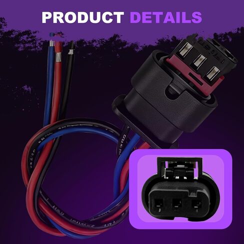3PINS Parking Aid Sensor Connector Plug Wiring Harness Pigtail for Ford/Lincoln/BMW/Mercedes-Benz/Audi/Dodge/Jeep/RAM/for Chevrolet/Chrysler/MINI/Land Rover/Tesla in Saudi Arabia