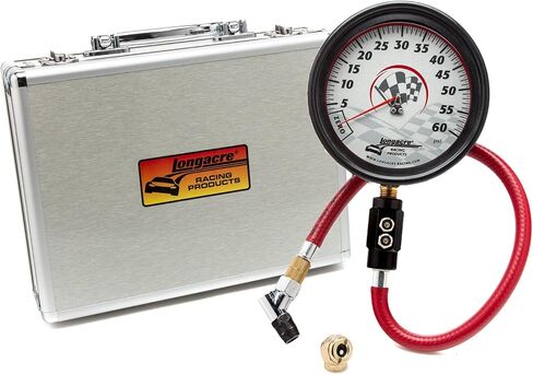 Longacre 52-52000 Pro Precision 4-1/2 مقياس الإطارات، 0-60 رطل لكل بوصة مربعة in Saudi Arabia