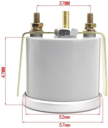 مقياس ضغط الهواء الرقمي العالمي 52 مم للسيارة Turbo Boost - من 1 إلى 2 بار متوافق مع عدسات الدخان للمركبات 12 فولت، مقياس LED in Kuwait