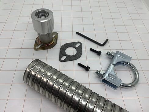 for Firman Generator w/ #68 cover plate 1-1/2" steel exhaust extension. (8') in Kuwait