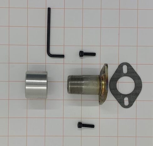 for Firman Generator w/ #68 cover plate 1-1/2" steel exhaust extension. (8') in Kuwait