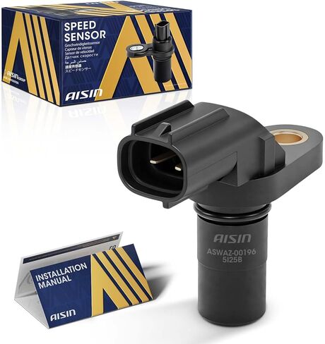 AISIN ASWAZ-00196 Transmission Speed Sensor - Compatible with Toyota Corolla 03-16, Tacoma 05-16, 4Runner Tundra 05-20, FJ Cruiser 07-14, Yaris 07-18, Lexus IS250 06-15, IS300 16-20 in Kuwait