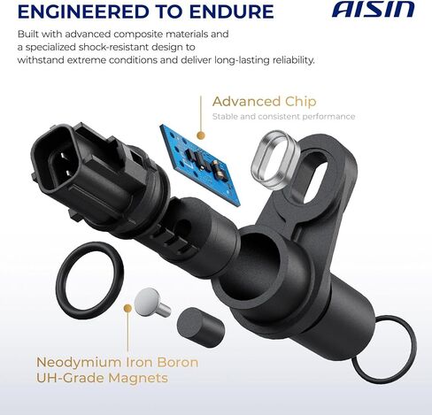 AISIN ASWAZ-00196 Transmission Speed Sensor - Compatible with Toyota Corolla 03-16, Tacoma 05-16, 4Runner Tundra 05-20, FJ Cruiser 07-14, Yaris 07-18, Lexus IS250 06-15, IS300 16-20 in Kuwait