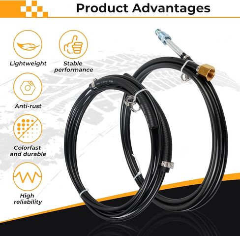 Nylon Fuel Lines Repair Kit compatible with Chevy GMC C1500 C2500 C3500 K1500 1988-1997 gas Truck Vent Line - Replaces NFR0013 in Saudi Arabia