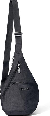 Baggallini Mini Sling - 12x7 Sling Crossbody Bag Backpack with Adjustable Shoulder Strap in Saudi Arabia