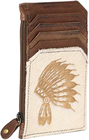 American Darling Card Holder Hair on Genuine Leather | Business Credit in Saudi Arabia