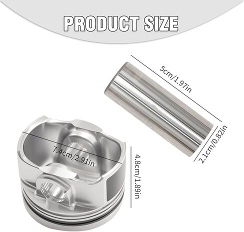 25198520 Engine Piston Pin Snap Ring Kit, Inner/Engine Piston and Pin and Snap Ring Replacement for Buick Encore 2013-2021 for Chevrolet Cruze Sonic Trax 2011-2021 Replaces 55580184 25195065 in Saudi Arabia