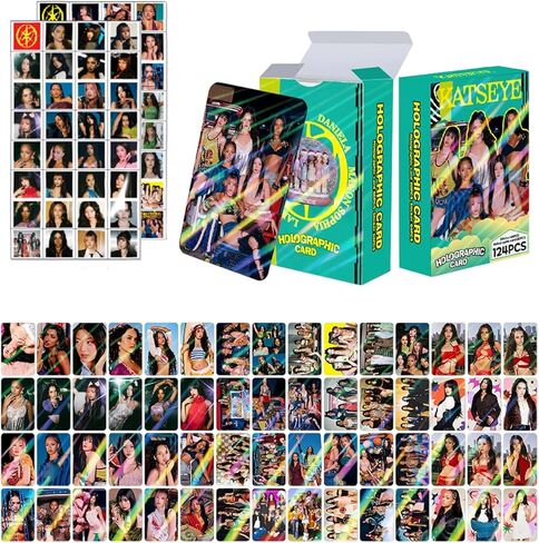 BDNXTV KATSEYE Merch KATSEYE Photocards 64 قطعة ملصقات 60 قطعة مجموعة بطاقات لومو رواية المعبود ألبوم هدية لمحبي A01 in Kuwait