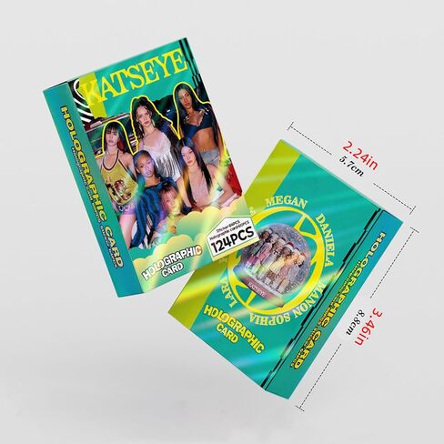 BDNXTV KATSEYE Merch KATSEYE Photocards 64 قطعة ملصقات 60 قطعة مجموعة بطاقات لومو رواية المعبود ألبوم هدية لمحبي A01 in Kuwait