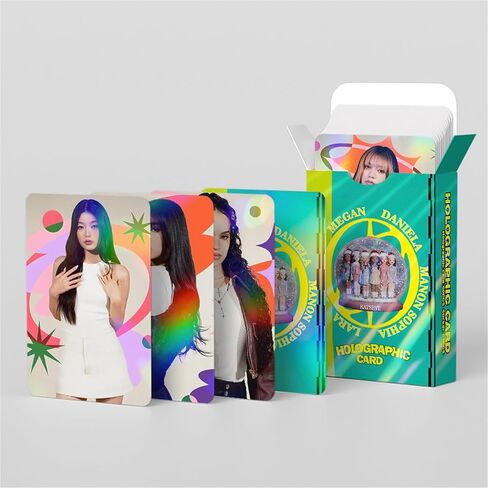 BDNXTV KATSEYE Merch KATSEYE Photocards 64 قطعة ملصقات 60 قطعة مجموعة بطاقات لومو رواية المعبود ألبوم هدية لمحبي A01 in Kuwait